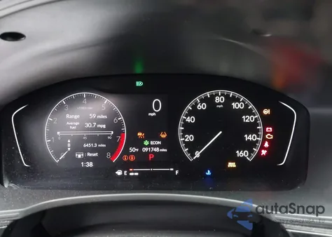 2022 Honda Civic Sport из США, поврежденный, VIN 2HGFE2F56NH568641